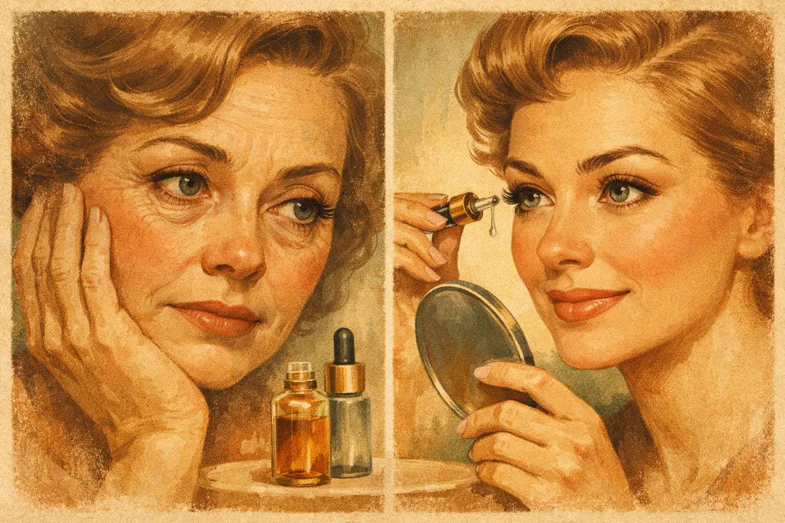 Before and After Eye Serum Results