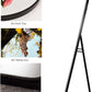 Floor Mirror, Oversized Full Length Mirror, Arched Mirror, Large Standing Mirror, Tall Mirror, Wall Mounted, Freestanding, Giant Mirror, 68"×26", Aluminum Frame - Black-3
